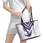 Dockers Football Custom Leather Tote Bag Fremantle Anchor Simple Style - Aussie Hoodie