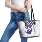 Dockers Football Custom Leather Tote Bag Fremantle Anchor Simple Style - Aussie Hoodie