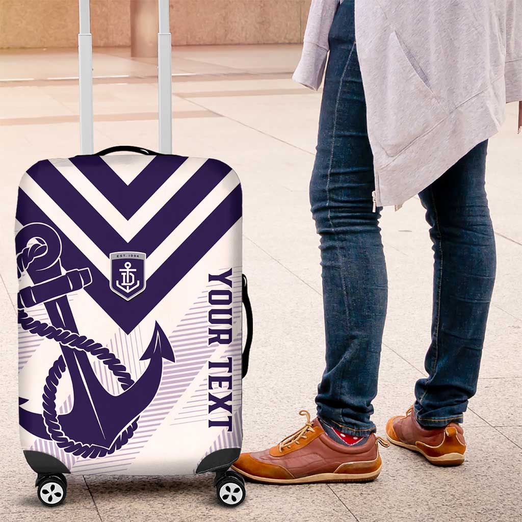 Dockers Football Custom Luggage Cover Fremantle Anchor Simple Style - Aussie Hoodie