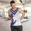 Dockers Football Custom Men Tank Top Fremantle Anchor Simple Style - Aussie Hoodie