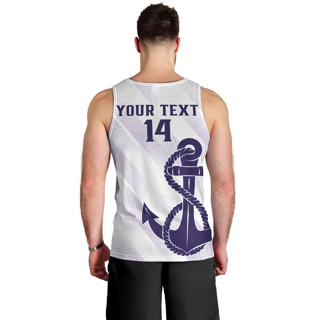 Dockers Football Custom Men Tank Top Fremantle Anchor Simple Style - Aussie Hoodie