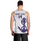 Dockers Football Custom Men Tank Top Fremantle Anchor Simple Style - Aussie Hoodie