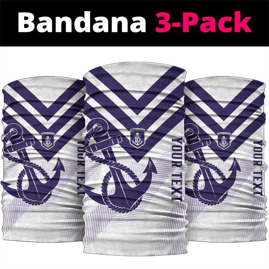 Dockers Football Custom Neck Gaiter Fremantle Anchor Simple Style - Aussie Hoodie