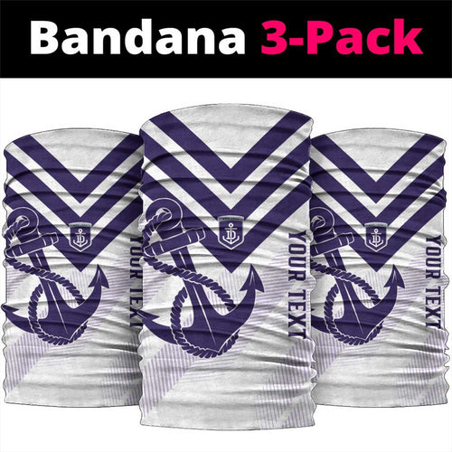 Dockers Football Custom Neck Gaiter Fremantle Anchor Simple Style - Aussie Hoodie