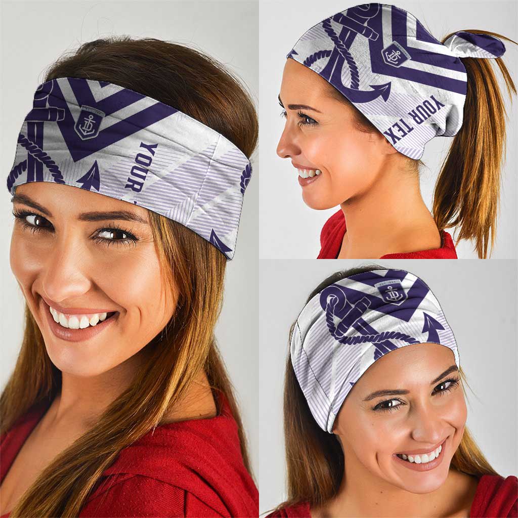 Dockers Football Custom Neck Gaiter Fremantle Anchor Simple Style - Aussie Hoodie