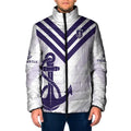 Dockers Football Custom Padded Jacket Fremantle Anchor Simple Style - Aussie Hoodie