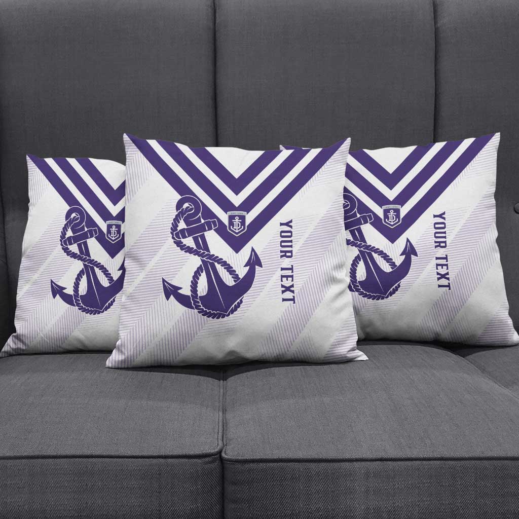 Dockers Football Custom Pillow Cover Fremantle Anchor Simple Style - Aussie Hoodie