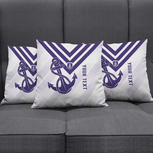 Dockers Football Custom Pillow Cover Fremantle Anchor Simple Style - Aussie Hoodie