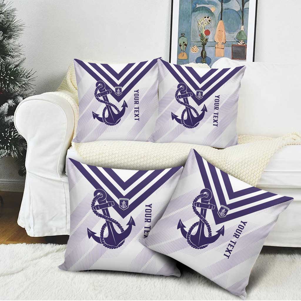 Dockers Football Custom Pillow Cover Fremantle Anchor Simple Style - Aussie Hoodie