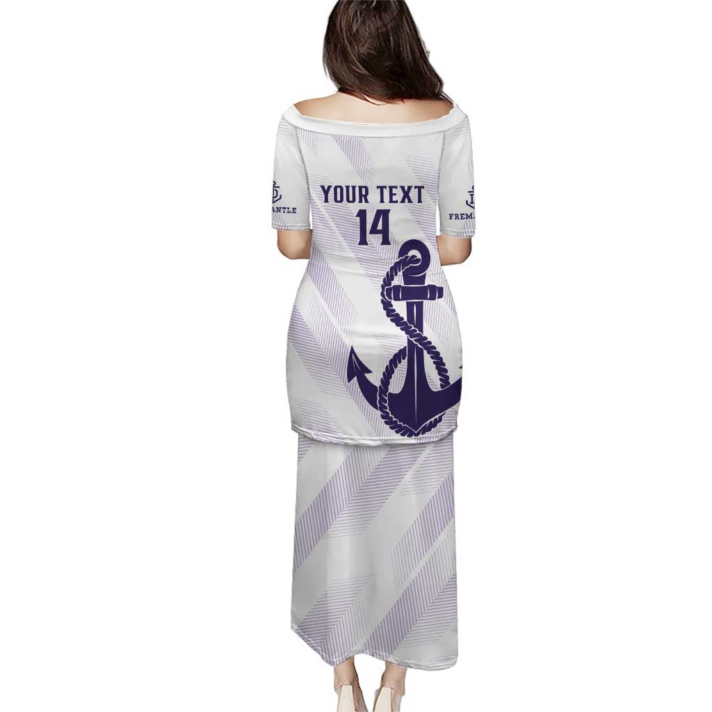 Dockers Football Custom Puletasi Fremantle Anchor Simple Style - Aussie Hoodie