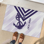 Dockers Football Custom Rubber Doormat Fremantle Anchor Simple Style - Aussie Hoodie