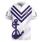Dockers Football Custom Rugby Jersey Fremantle Anchor Simple Style - Aussie Hoodie