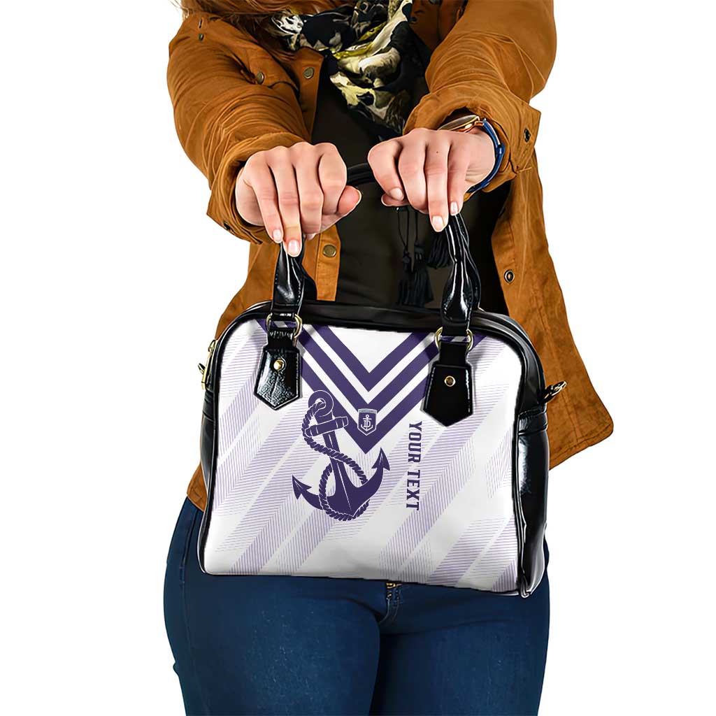 Dockers Football Custom Shoulder Handbag Fremantle Anchor Simple Style - Aussie Hoodie