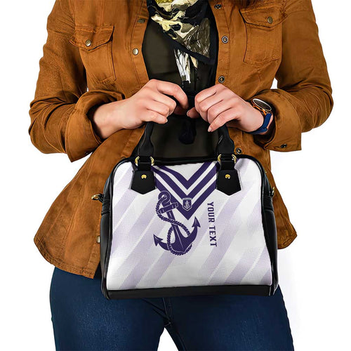 Dockers Football Custom Shoulder Handbag Fremantle Anchor Simple Style - Aussie Hoodie