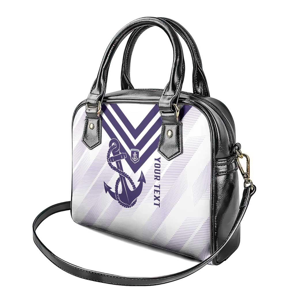 Dockers Football Custom Shoulder Handbag Fremantle Anchor Simple Style - Aussie Hoodie