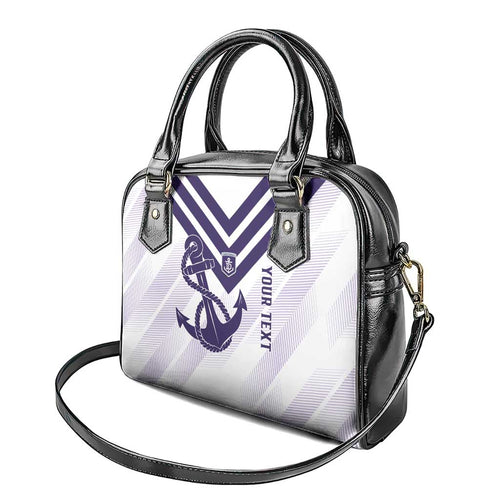 Dockers Football Custom Shoulder Handbag Fremantle Anchor Simple Style - Aussie Hoodie