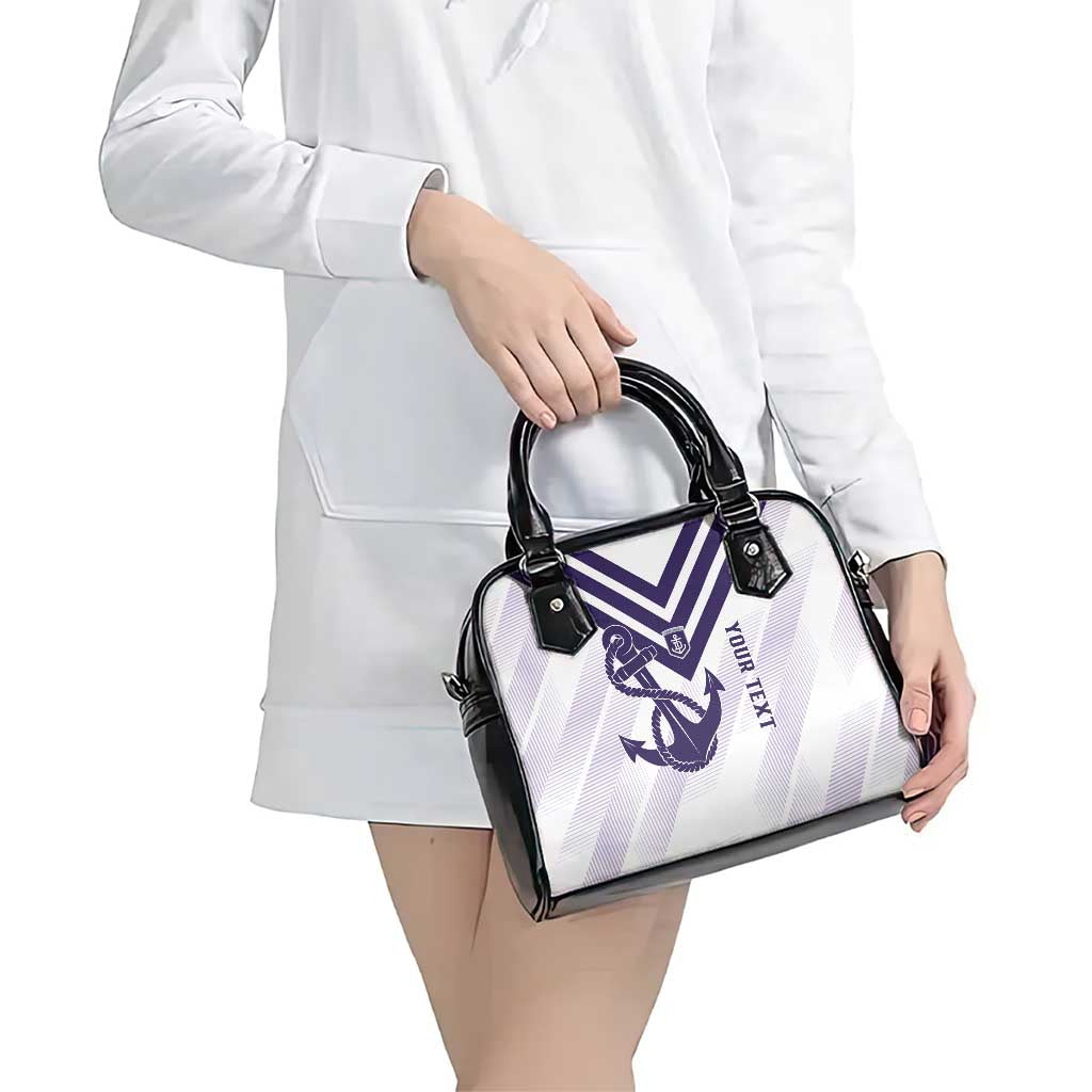 Dockers Football Custom Shoulder Handbag Fremantle Anchor Simple Style - Aussie Hoodie