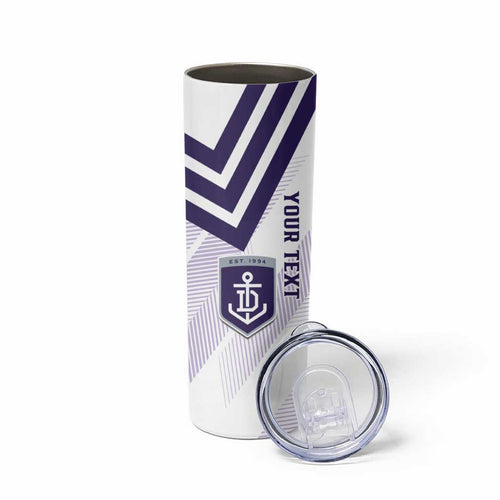 Dockers Football Custom Skinny Tumbler Fremantle Anchor Simple Style - Aussie Hoodie
