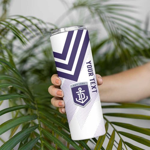 Dockers Football Custom Skinny Tumbler Fremantle Anchor Simple Style - Aussie Hoodie