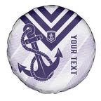 Dockers Football Custom Spare Tire Cover Fremantle Anchor Simple Style - Aussie Hoodie
