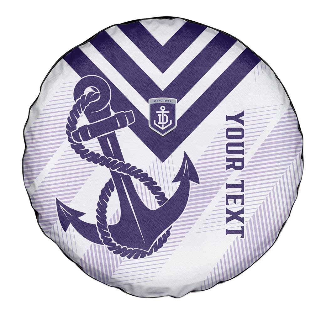 Dockers Football Custom Spare Tire Cover Fremantle Anchor Simple Style - Aussie Hoodie