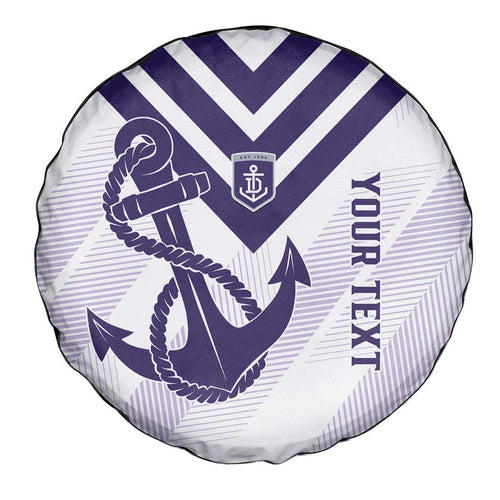 Dockers Football Custom Spare Tire Cover Fremantle Anchor Simple Style - Aussie Hoodie