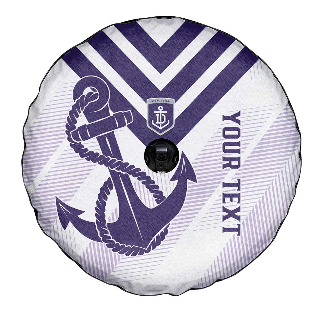 Dockers Football Custom Spare Tire Cover Fremantle Anchor Simple Style - Aussie Hoodie