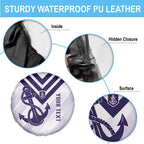 Dockers Football Custom Spare Tire Cover Fremantle Anchor Simple Style - Aussie Hoodie