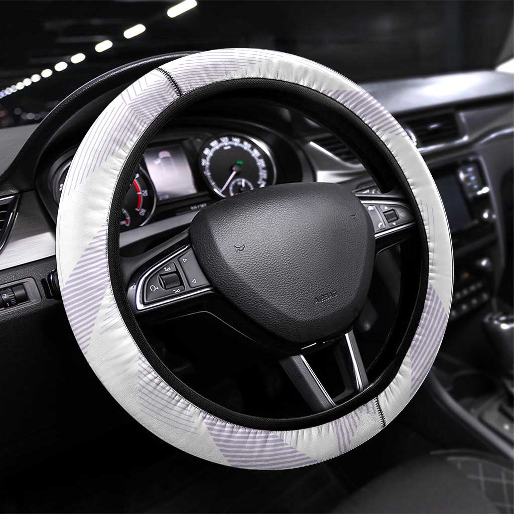 Dockers Football Steering Wheel Cover Fremantle Anchor Simple Style - Aussie Hoodie