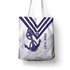Dockers Football Custom Tote Bag Fremantle Anchor Simple Style - Aussie Hoodie