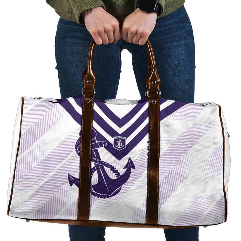 Dockers Football Custom Travel Bag Fremantle Anchor Simple Style - Aussie Hoodie