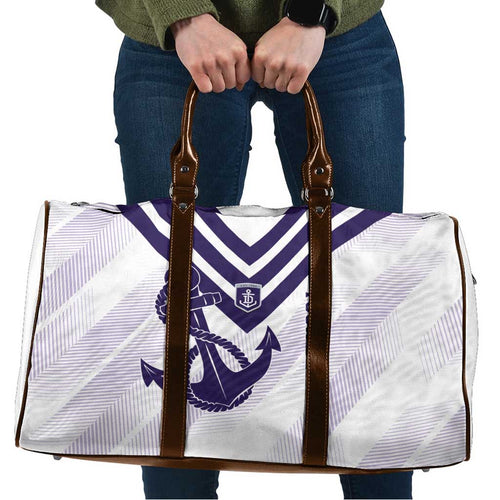Dockers Football Custom Travel Bag Fremantle Anchor Simple Style - Aussie Hoodie