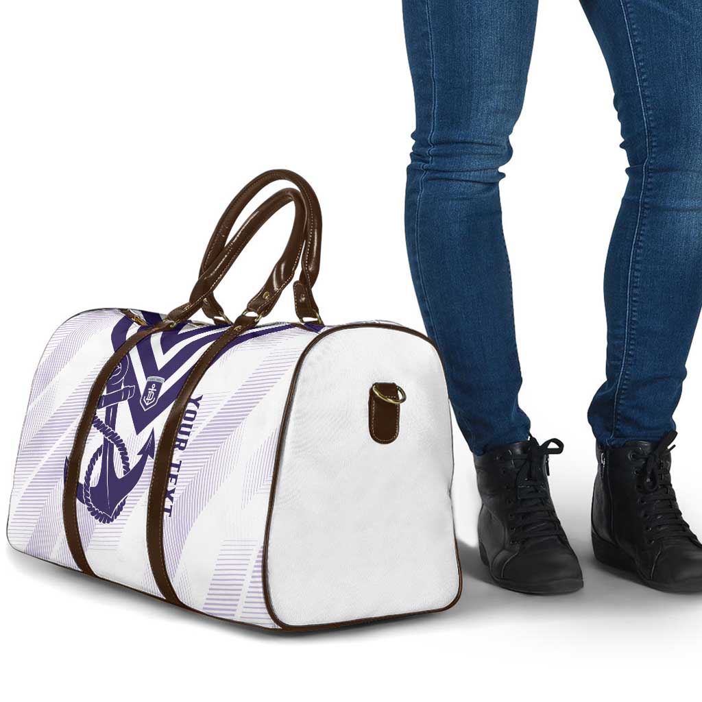 Dockers Football Custom Travel Bag Fremantle Anchor Simple Style - Aussie Hoodie