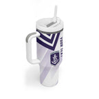 Dockers Football Custom Tumbler With Handle Fremantle Anchor Simple Style - Aussie Hoodie