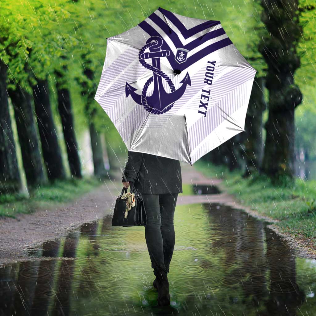 Dockers Football Custom Umbrella Fremantle Anchor Simple Style - Aussie Hoodie