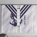 Dockers Football Custom Window Curtain Fremantle Anchor Simple Style - Aussie Hoodie