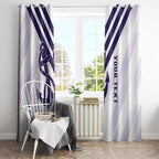 Dockers Football Custom Window Curtain Fremantle Anchor Simple Style - Aussie Hoodie