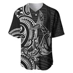 New Zealand Hammerhead Shark Baseball Jersey Maori Haehae Mangopare Black - Aussie Hoodie