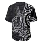New Zealand Hammerhead Shark Baseball Jersey Maori Haehae Mangopare Black - Aussie Hoodie