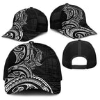 New Zealand Hammerhead Shark Baseball Net Cap Maori Haehae Mangopare Black - Aussie Hoodie