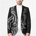 New Zealand Hammerhead Shark Blazer Maori Haehae Mangopare Black - Aussie Hoodie