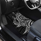 New Zealand Hammerhead Shark Car Mats Maori Haehae Mangopare Black - Aussie Hoodie