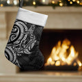 New Zealand Hammerhead Shark Christmas Stocking Maori Haehae Mangopare Black - Aussie Hoodie