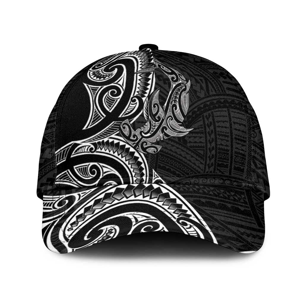 New Zealand Hammerhead Shark Classic Cap Maori Haehae Mangopare Black - Aussie Hoodie