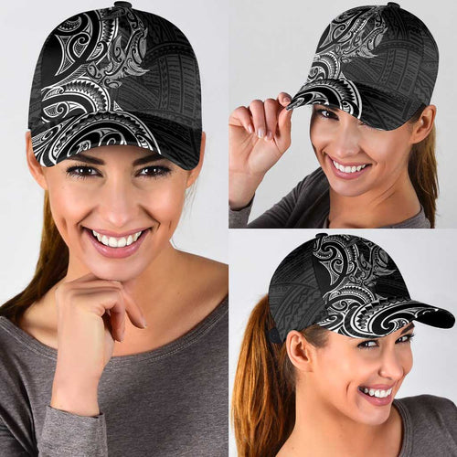 New Zealand Hammerhead Shark Classic Cap Maori Haehae Mangopare Black - Aussie Hoodie