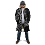 New Zealand Hammerhead Shark Cloak Maori Haehae Mangopare Black - Aussie Hoodie