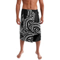 New Zealand Hammerhead Shark Lavalava Maori Haehae Mangopare Black - Aussie Hoodie