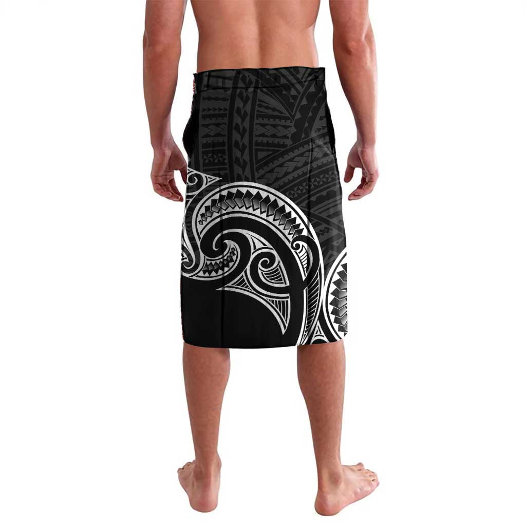 New Zealand Hammerhead Shark Lavalava Maori Haehae Mangopare Black - Aussie Hoodie