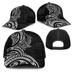 New Zealand Hammerhead Shark Mesh Trucker Cap Maori Haehae Mangopare Black - Aussie Hoodie