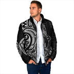 New Zealand Hammerhead Shark Padded Jacket Maori Haehae Mangopare Black - Aussie Hoodie